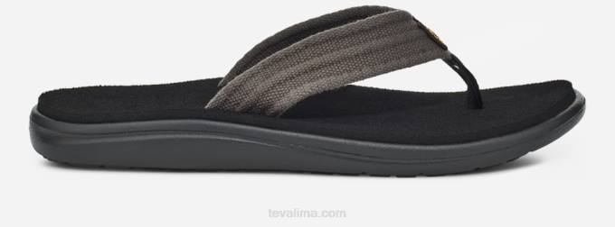 flip de lona voya para hombre XV66285 llovizna Teva