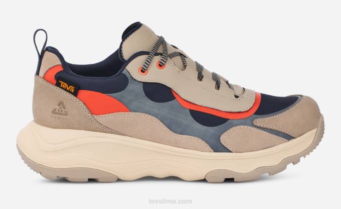 geotrecca baja de hombre XV66244 gris pluma/naranjada Teva