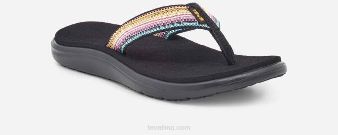 flip voya mujer XV6654 antiguous negro multi Teva