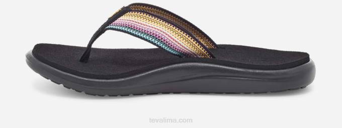 flip voya mujer XV6654 antiguous negro multi Teva