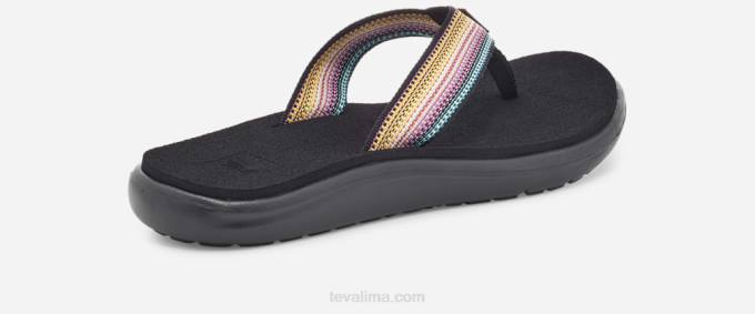 flip voya mujer XV6654 antiguous negro multi Teva