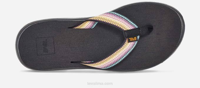 flip voya mujer XV6654 antiguous negro multi Teva