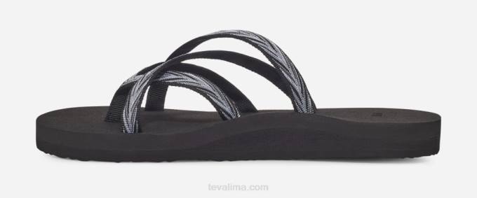 olowahu de mujer XV6644 palmas negro/blanco Teva
