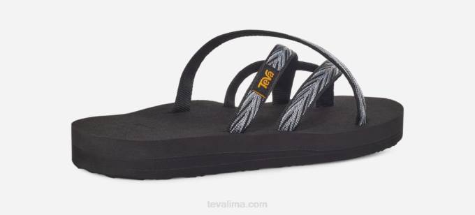 olowahu de mujer XV6644 palmas negro/blanco Teva