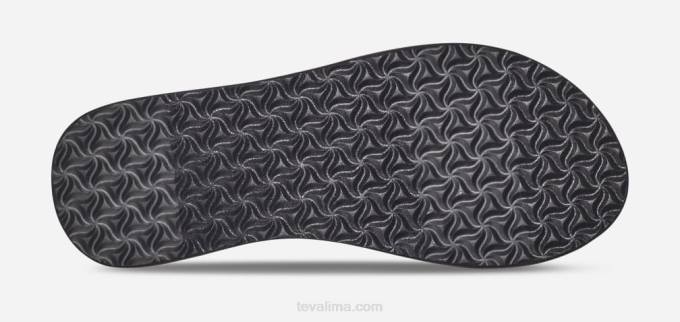 olowahu de mujer XV6644 palmas negro/blanco Teva