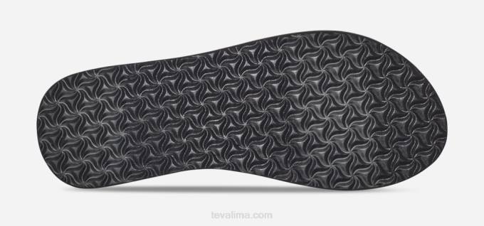 olowahu de mujer XV6645 palmeras añil Teva