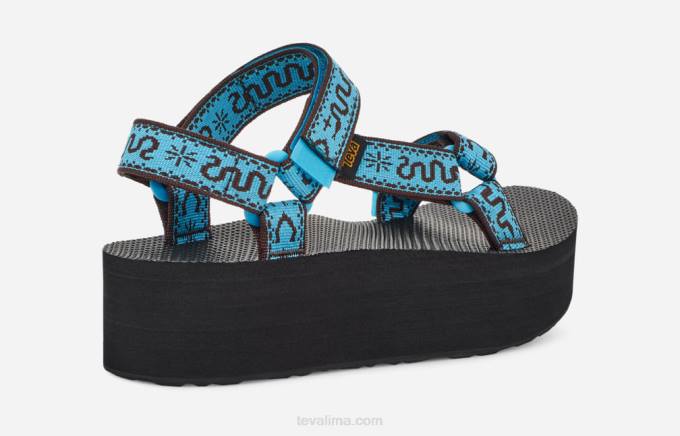 plataforma plana universal para mujer XV6648 pañuelo de acuario Teva