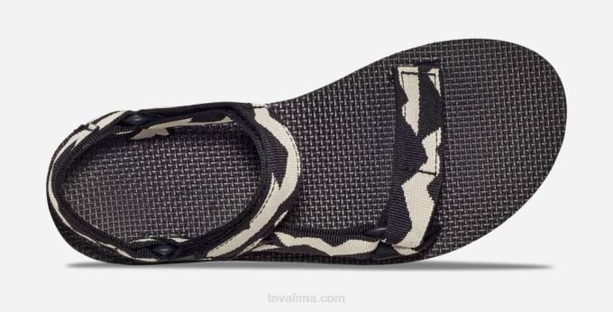 plataforma plana universal para mujer XV6651 equilibrio negro Teva