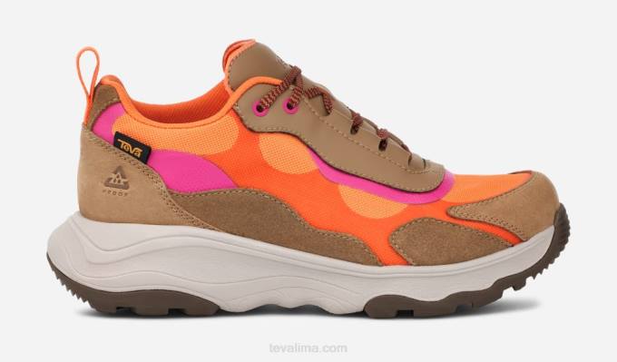 geotrecca mujer baja XV6631 marrón miel/rosa coral Teva