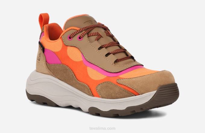 geotrecca mujer baja XV6631 marrón miel/rosa coral Teva