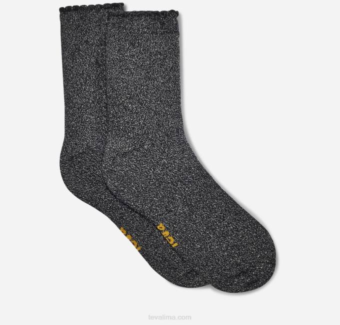 calcetines cortos mujer metalizados XV66208 plata metálica Teva