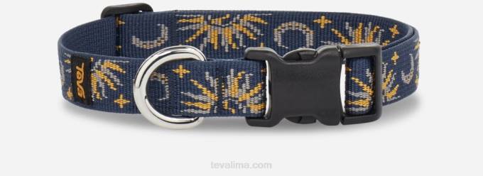 collar de perro unisex 19mm XV66214 sol y luna insignia azul Teva